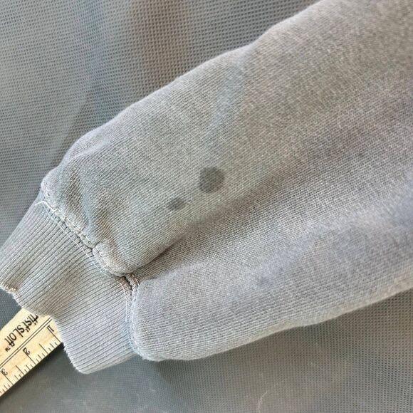 Austins Inc Block Island Hoodie Sweatshirt Men's Size M Gray Zip Neck Pullover - Picture 5 of 12